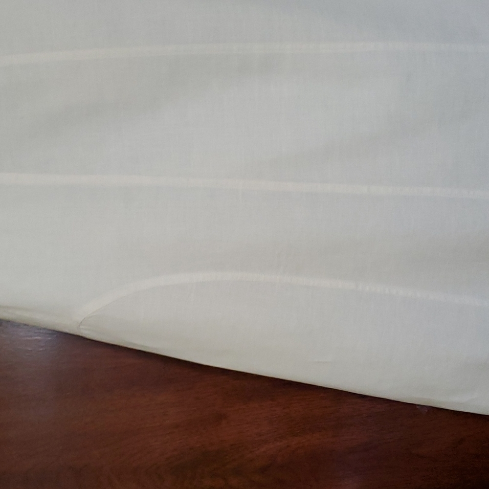 Ladies white linen lined a line skirt - Picture 6 of 9